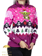 Camisa Mujer Casual Slim Fit Yoda Navideña - 6 - 7 (S)-Tiendas Platino