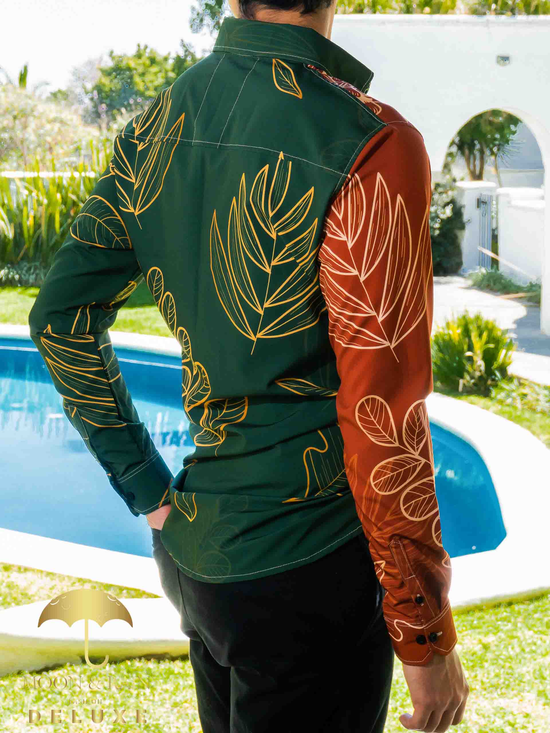 Camisa Hombre Casual Slim Fit Camaleón - 34 (S)-Tiendas Platino