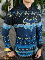 Camisa Hombre Casual Slim Fit Batman Navieña