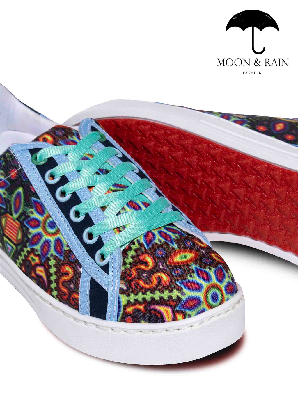 Tenis Efecto Mandala Azul - Tiendas Platino Tenis Hombre 22 MX