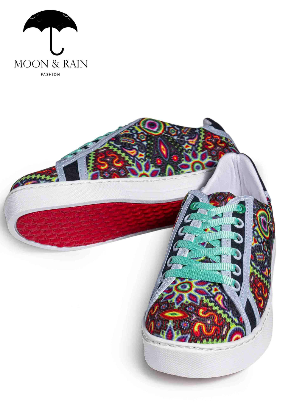 Tenis Efecto Mandala Azul - Tiendas Platino Tenis Hombre 22 MX