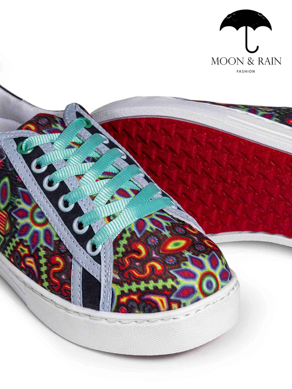 Tenis Efecto Mandala Azul - Tiendas Platino Tenis Hombre 22 MX