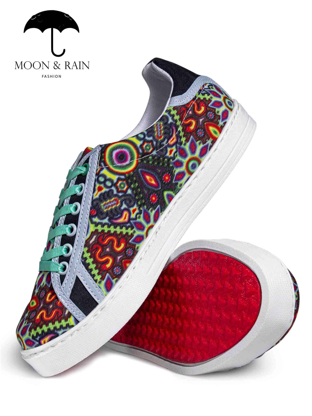 Tenis Efecto Mandala Azul - Tiendas Platino Tenis Hombre 22 MX