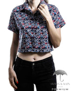 Camisa Mujer Casual Slim Fit Gris People Bicolor - 6 - 7 (S)-Tiendas Platino