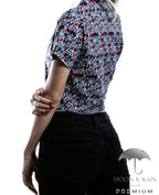 Camisa Mujer Casual Slim Fit Gris People Bicolor - 6 - 7 (S)-Tiendas Platino