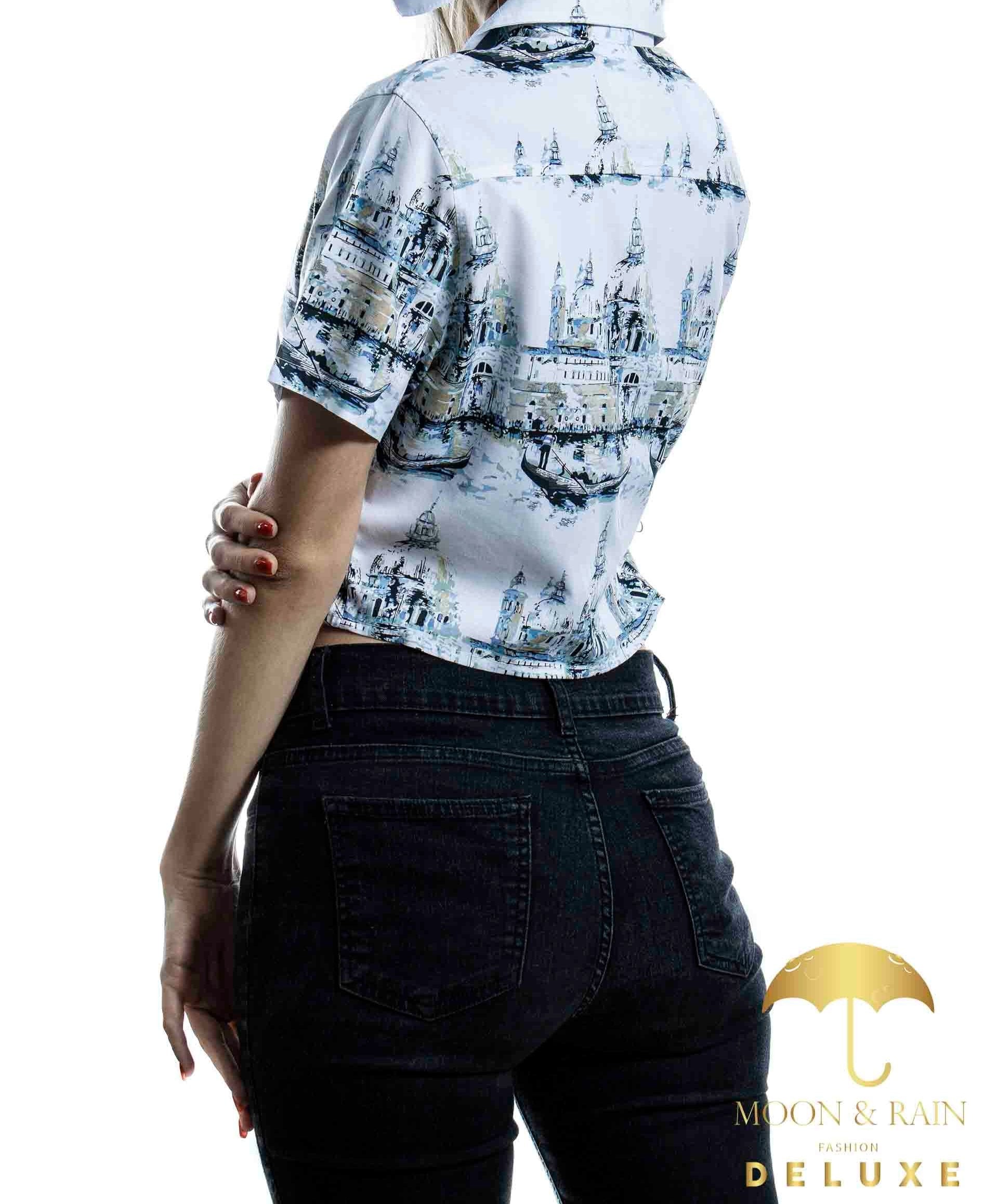 Camisa Mujer Casual Slim Fit Blanca Town - 6 - 7 (S)-Tiendas Platino