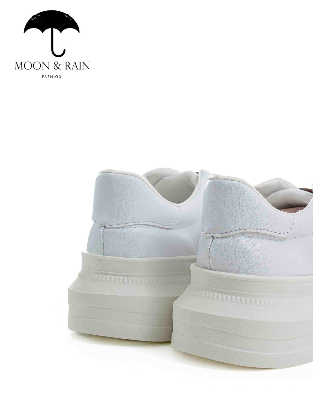 Tenis Blancos Cinta Snake Café - Tiendas Platino Tenis Mujer 22 MX