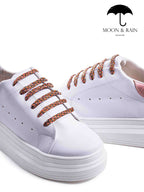 Tenis Blancos Det Coco Rosa Style 07 - Tiendas Platino Tenis Mujer 22 MX