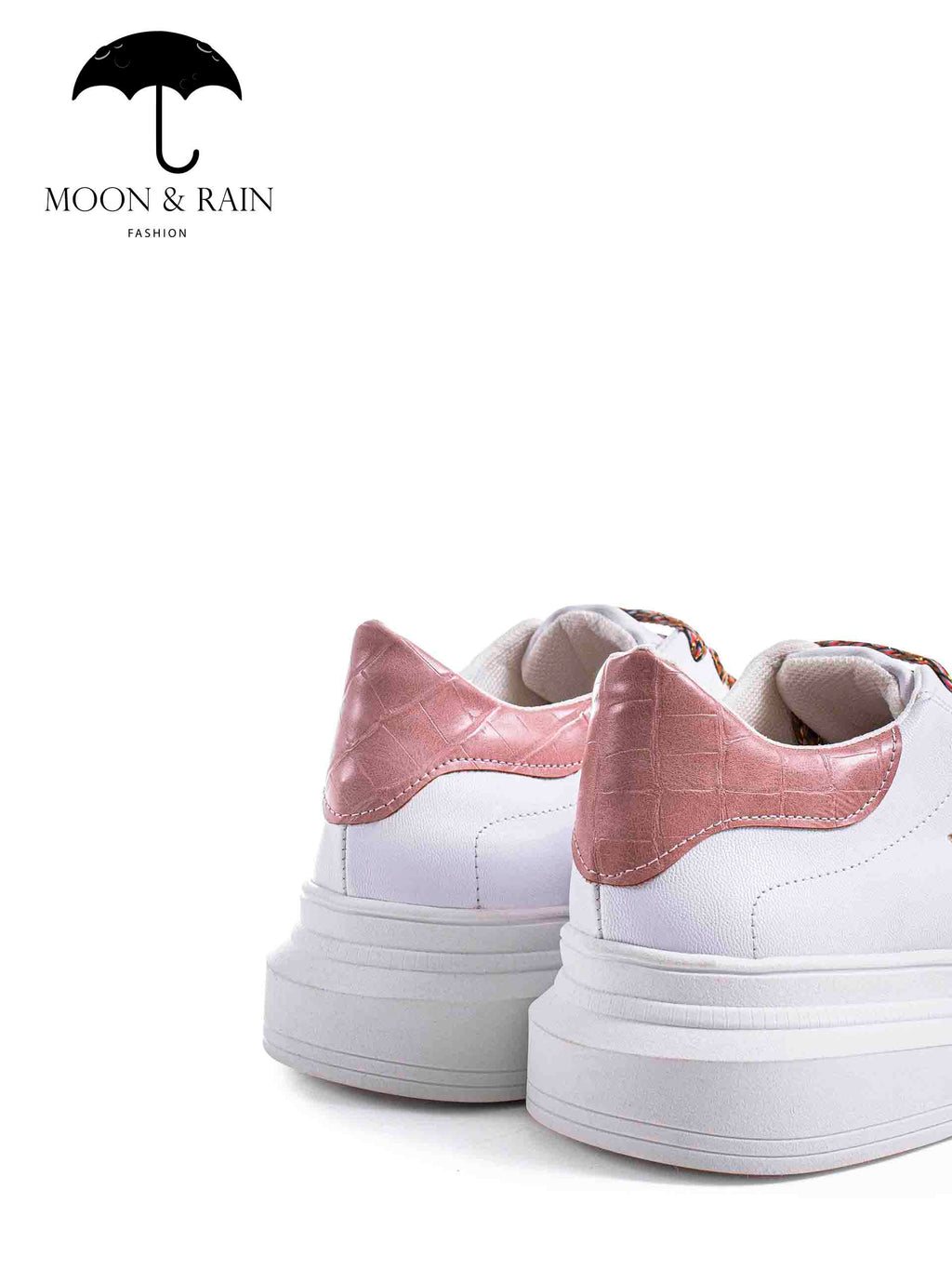 Tenis Blancos Det Coco Rosa Style 07 - Tiendas Platino Tenis Mujer 22 MX