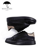 Tenis Negros Det Grabado Liso Plata Style 02 - Tiendas Platino Tenis Mujer 22 MX