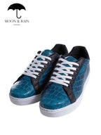 Tenis Hombre Azules Grabado Coco Det Negro - Tiendas Platino Tenis Hombre 25 MX