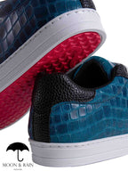 Tenis Hombre Azules Grabado Coco Det Negro - Tiendas Platino Tenis Hombre 25 MX