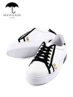 Tenis Blancos Con Picos Y Negro Det Dorados - Tiendas Platino Tenis Hombre 22 MX