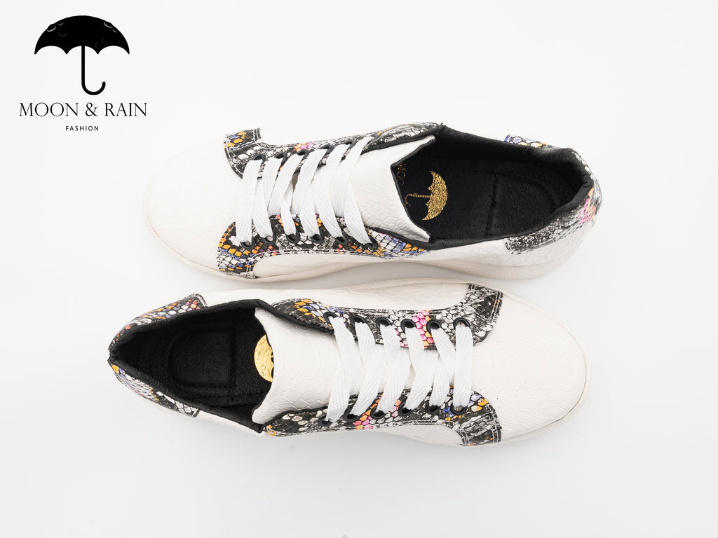 Tenis Snake Blanco Det. Colors - Tiendas Platino Tenis Hombre 24 MX