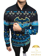 Camisa Hombre Casual Slim Fit Batman Navieña