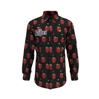 Camisa Mujer Casual Slim Fit The Beatles Strawberry
