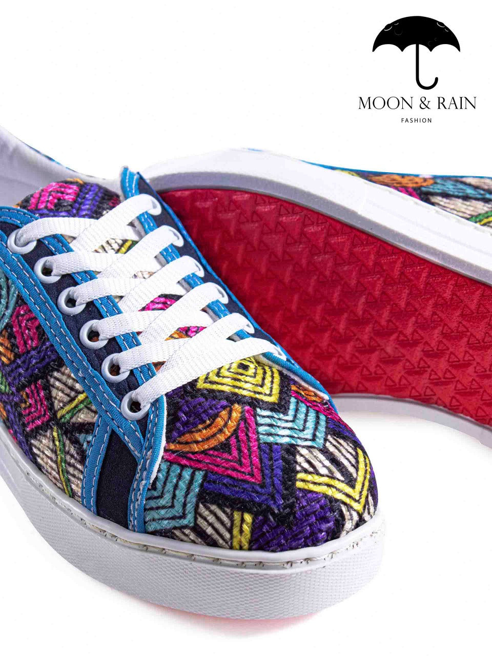 Tenis Artesanales Grecas Premium Multicolor Style 2 - Tiendas Platino Tenis Hombre 22 MX