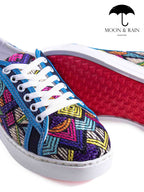 Tenis Artesanales Grecas Premium Multicolor Style 2 - Tiendas Platino Tenis Hombre 22 MX