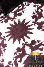 Camisa Hombre Casual Slim Fit Negra Zorro Y Sol Vino - 34 (S)-Tiendas Platino